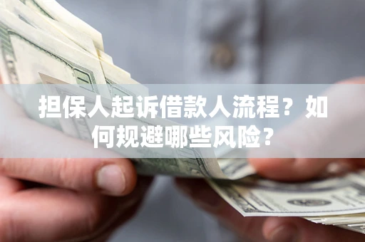 济南担保人起诉借款人流程？如何规避哪些风险？