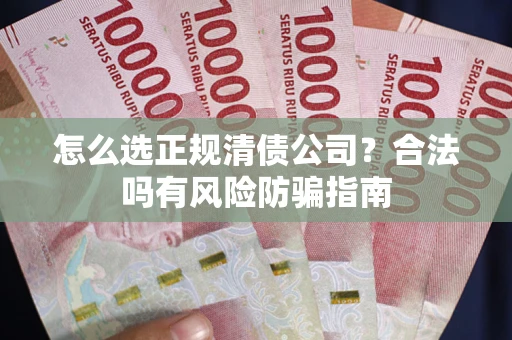 济南怎么选正规清债公司？合法吗有风险防骗指南