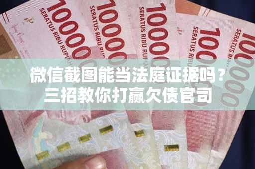 济南微信截图能当法庭证据吗？三招教你打赢欠债官司