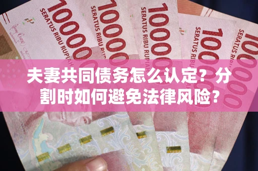 济南夫妻共同债务怎么认定？分割时如何避免法律风险？